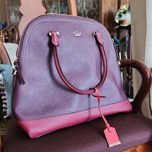 Kate Spade Purple and Red Women's Bag